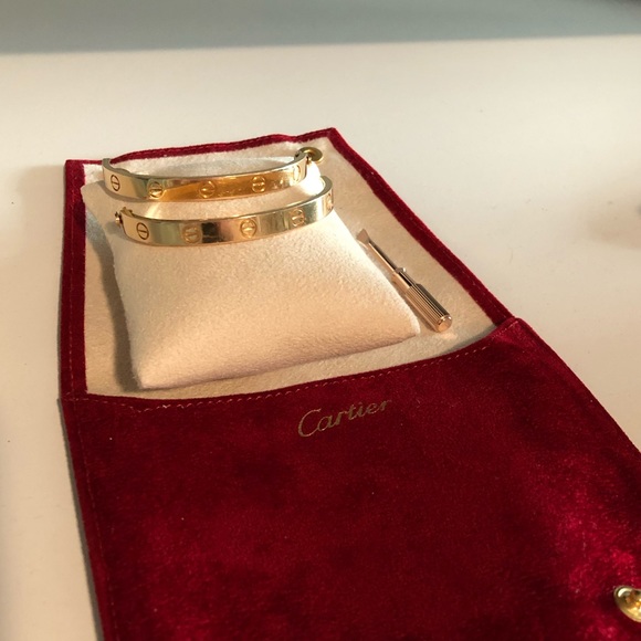 Cartier Jewelry - Rose Gold Cartier Love Bracelet